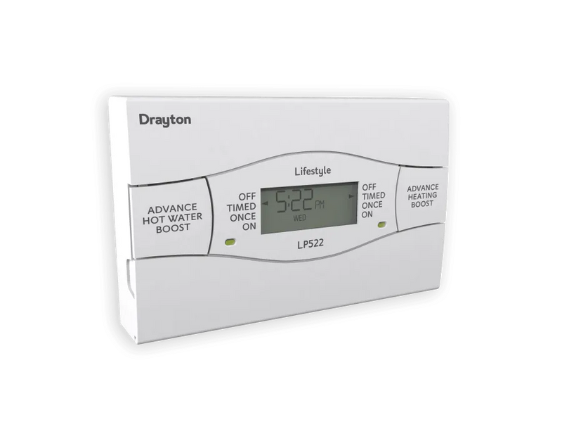 Drayton LP522 Twin Channel 5/2 Day Programmer | Plumbhub