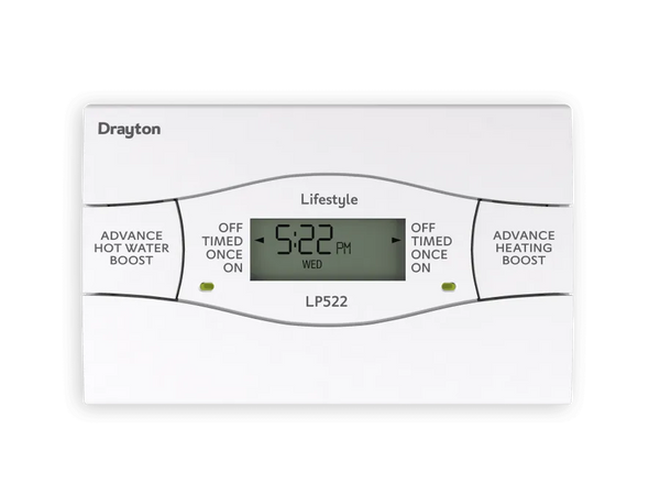Drayton LP522 Twin Channel 5/2 Day Programmer | Plumbhub