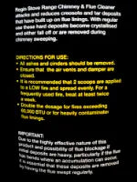 Regin Stove Range - Chimney & Flue Cleaner (750g)