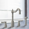 Bibury & Co Stockwell 4 Hole Kitchen Mixer and Side Spray - Pewter