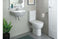 Celeste Dusk 450x400mm 1TH Cloakroom Bathroom Basin & Chrome Bottle Trap.