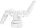 McAlpine 1.5" V33WM Connector - Dual Appliance Waste Pipe Solution