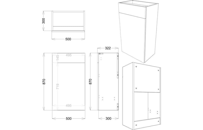 Bathroom WC Unit