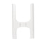 Adjustable White Radiator Feet for 3 & 4 Column Radiator Rads