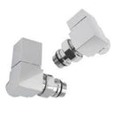 Aeon Cubic-30 Square Corner Manual Radiator Valve Set - 15mm