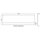 Nuie 1700mm Acrylic Bath Front Panel – Durable, Stylish Upgrade