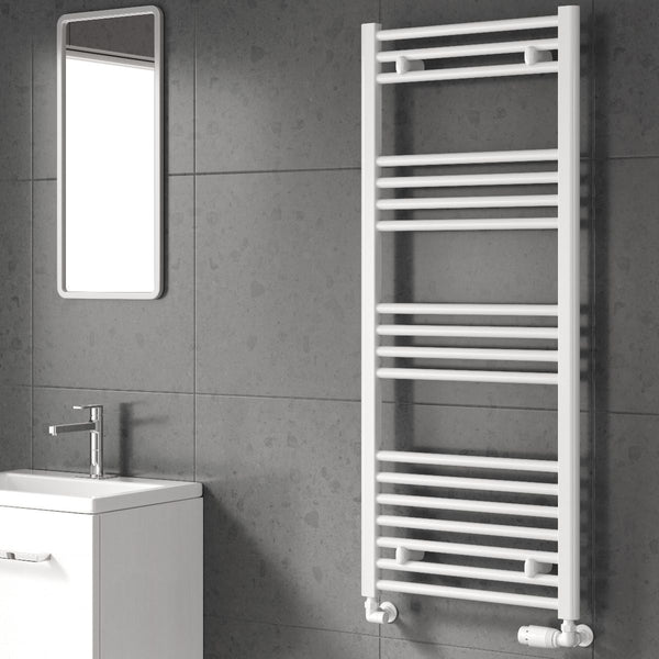 Reina Capo Flat Towel Warmer 500mm x 1800mm - White