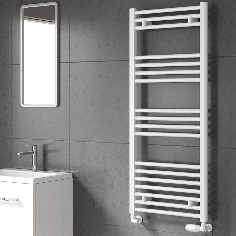 Reina Capo Flat Towel Warmer 500mm x 1800mm - White