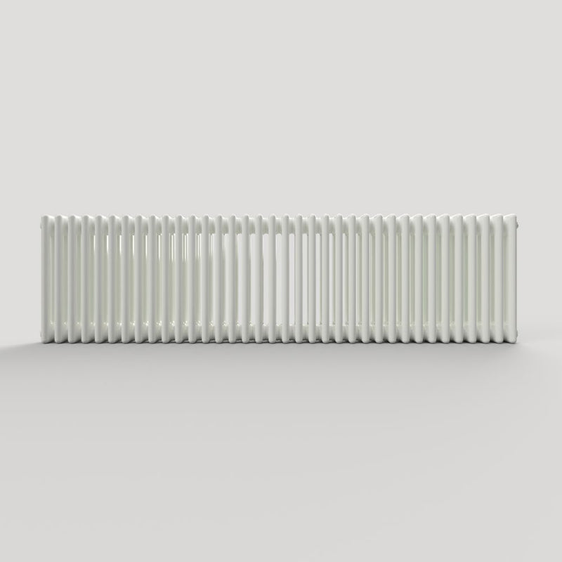 Trinity 450mm x 1686mm 3 Column Horizontal White Radiator
