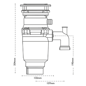 Carron Phoenix Carronade CE-50 Waste Disposal Unit