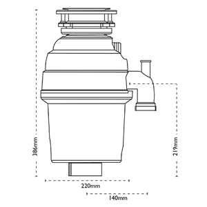 Carron Phoenix Carronade CE-75 Waste Disposal Unit