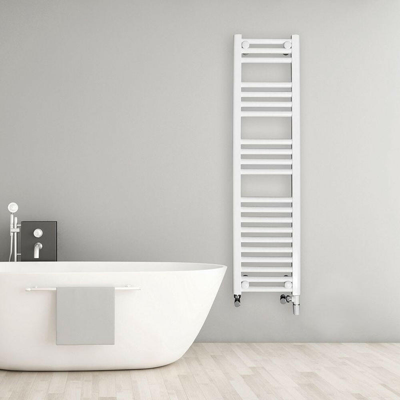 Ultraheat Chelmsford Straight 700 x 420 Designer Towel Rail - White
