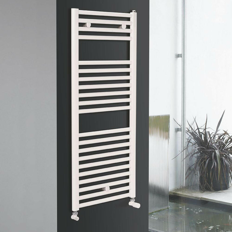 Ultraheat Chelmsford Straight 700 x 420 Designer Towel Rail - White
