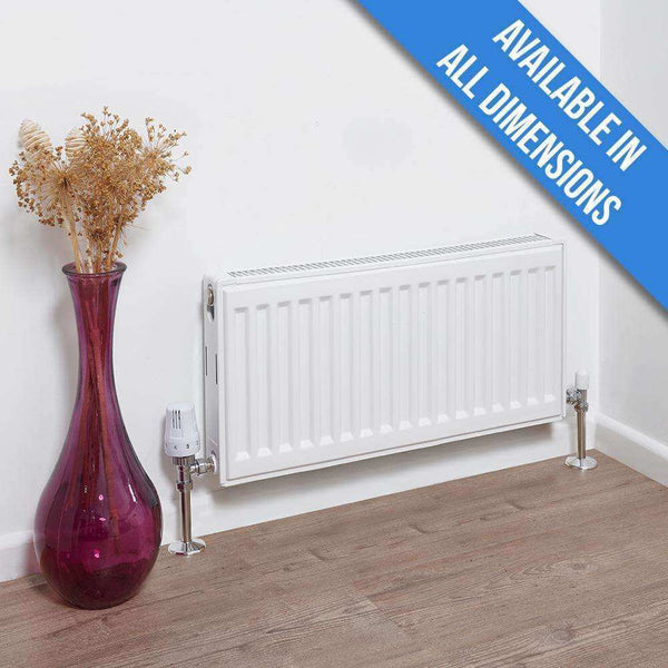 Ultraheat Compact 4 HF Double Panel, Single Convector Radiator - 400mm(h) x  1300mm(w)