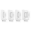 Ultraheat Compact 4 DF Double Panel/Convector Radiator - 400 x 2400