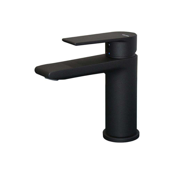 Vema Timea Monobloc Basin Mixer Tap Matt Black