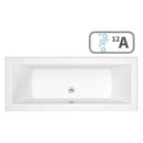 Vema Solarna Double End 1700mm x 700mm 0TH Bath & Airspa System.