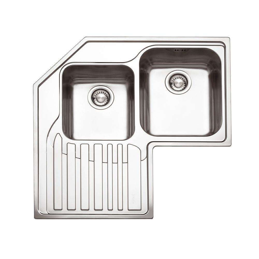 Franke Studio LHanded 2.0 Bowl Inset Corner Sink Stainless Steel