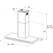 Rangemaster Hi-Lite Flat Hood - 110cm - Black.