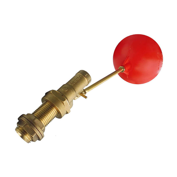  1/2" Part 1 Brass Ball Valve High Pressure with 8" Arm and Red Float 