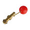  1/2" Part 1 Brass Ball Valve High Pressure with 8" Arm and Red Float 