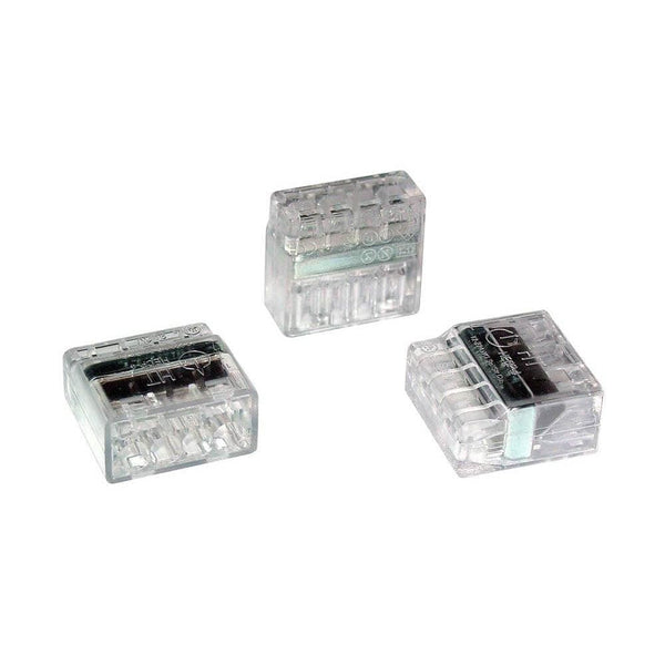 Regin 4 Pole Push-In Connector - 3 Pack.