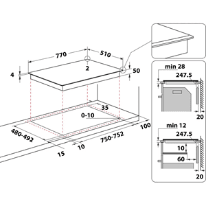 hotpoint induction hob