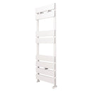 Hestia 600mm x 1581mm aluminium designer towel radiator white