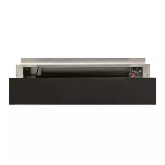 Hotpoint Built-In Warming Drawer (14cm) - Dark Grey Glass.