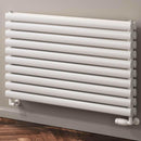 Reina Nevah Double Horizontal 590mm x 800mm Radiator - White