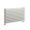 Reina Nevah Double Horizontal 590mm x 800mm Radiator - White